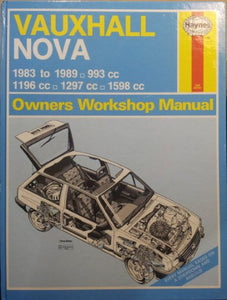 Vauxhall Nova Owner's Workshop Manual 