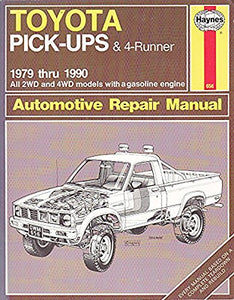 Toyota Pick-up and 4-Runner 1979-90, All 2WD and 4WD Models Owner's Workshop Manual 