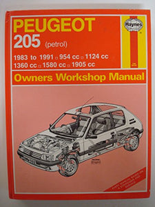 Peugeot 205 Owner's Workshop Manual 