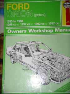 Ford Orion (Petrol) 1983-91 Owner's Workshop Manual 