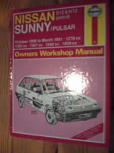 Nissan Sunny 1986-91 Owner's Workshop Manual 