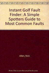 Instant Golf Fault Finder 