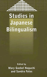 Studies in Japanese Bilingualism 