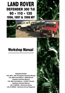 Land Rover Defender Diesel 300 Tdi 1996-98 Workshop Manual 