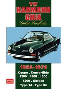 VW Karmann Ghia Gold Portfolio 1955-1974 