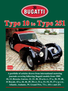 Bugatti Type 10 to Type 251 