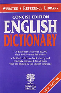 Websters Concise English Dictionary 