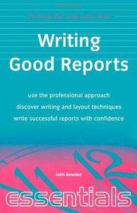 Writing Good Reports 