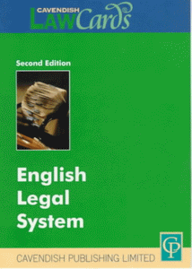 Cavendish: English Legal System Lawcards 