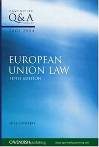 European Union Law Q&A 2003-2004 