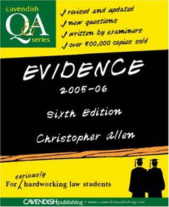 Evidence Q&A 2005-2006 