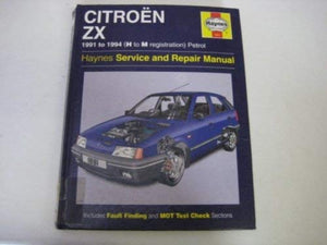 Citroen ZX (Petrol) Service and Repair Manual 