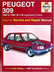 Peugeot 309 Service and Repair Manual 