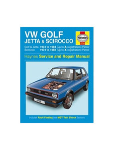 Volkswagen Golf, Jetta and Scirocco Service and Repair Manual 