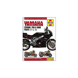 Yamaha FZR600, 750 and 1000 Fours (87-96) Service and Repair Manual 