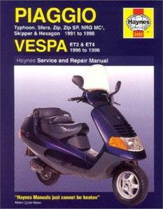 Piaggio (Vespa) Scooters, 1991-98 