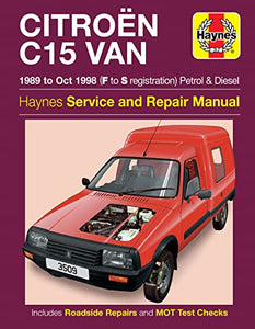 Citroen C15 Van Petrol & Diesel (89 - Oct 98) Haynes Repair Manual 