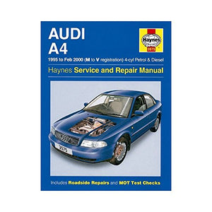 Audi A4 (4-cylinder) Service and Repair Manual 