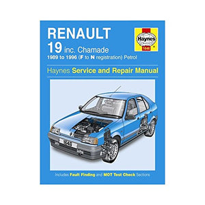 Renault 19 Petrol (89 - 96) F To N 