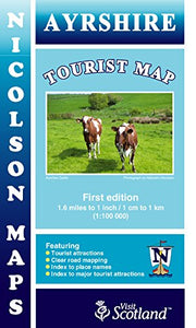 Nicolson Tourist Map Ayrshire 