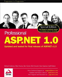 Professional ASP.NET 1.0 