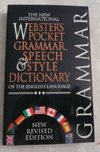 Webster's pocket grammer, speach and style dictionary 