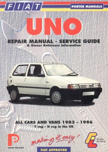 Fiat Uno Repair Manual, Service Guide and Owner Reference Information 