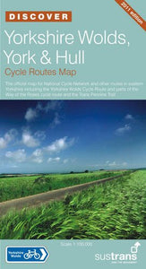 Yorkshire Wolds, York and Hull - Sustrans Cycle Routes Map 