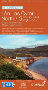 Lon Las Cymru North - Sustrans Cycle Route Map - NN8B 