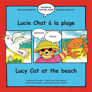 Lucy Cat at the Beach/Lucie Chat à la plage 