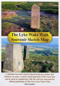 The Lyke Wake Walk Souvenir Sketch Map 