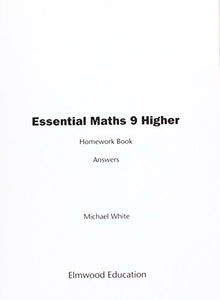 Essential Maths 9 Higher Homework Book Answers 