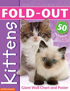 Fold-Out Poster Sticker Book: Kittens 