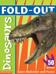 Fold-Out Poster Sticker Book: Dinosaurs 