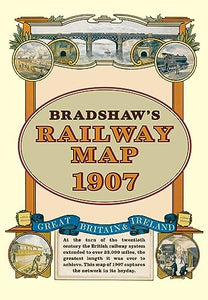 Bradshaw's Railway Folded Map 1907 