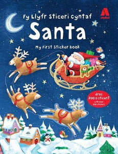 Fy Llyfr Sticeri Cyntaf Santa/My First Sticker Book Santa 