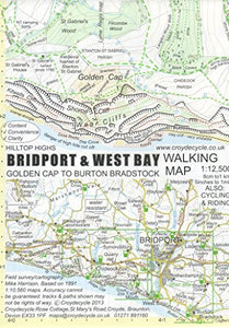 Bridport & West Bay Walking Map 