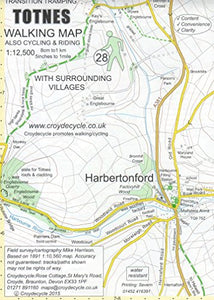 Totnes Walking Map 