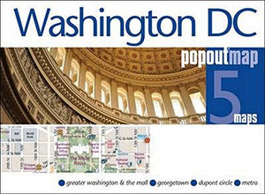 Washington DC PopOut Map 