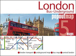 London Bus and Underground PopOut Map 