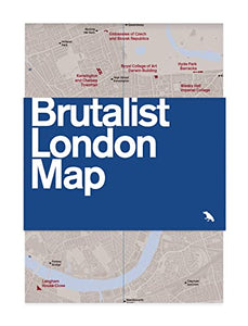 Brutalist London Map 