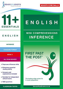 11+ Essentials English Mini Comprehensions: Inference Book 3 