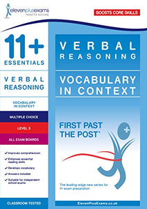 11+ Essentials Verbal Reasoning: Vocabulary in Context Level 1 