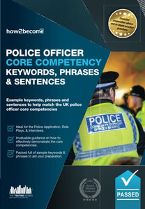 Police Officer Core Competency Keywords, Phrases & Sentences 