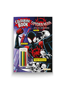 Spider-Man: Into the Spider-Verse Colouring Book with Pencils 