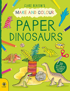 Make & Colour Paper Dinosaurs 