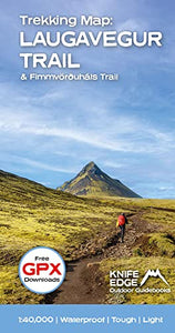 Trekking Map: Iceland's Laugavegur Trail (& Fimmvorduhals Trail) 