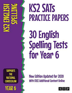 KS2 SATs Practice Papers 30 English Spelling Tests for Year 6 