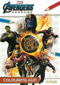 avengers colouring fun book 