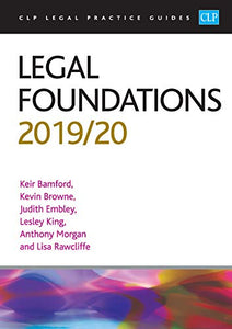 Legal Foundations 2019/2020 